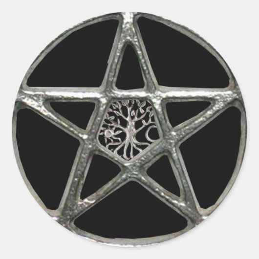 Stickers Pentacle Tree Of Life (Devant)