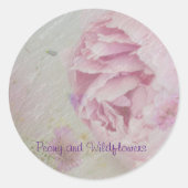Stickers Peony et Fleurs sauvages (Devant)