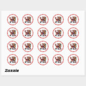 Stickers père Noël (Feuille)