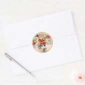 Stickers Père Noël antique et Snow People (Enveloppe)