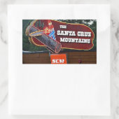 Stickers père Noël Cruz Mountains (Sac)