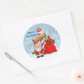 Stickers Père Noël du Pôle Nord (Enveloppe)