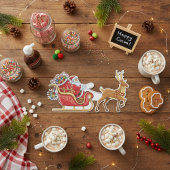 Stickers père Noël et Sleigh Reindeer