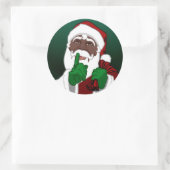 Stickers Père Noël personnalisés Père Noël Afrique (Sac)