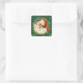 Stickers Père Noël rétro (Sac)