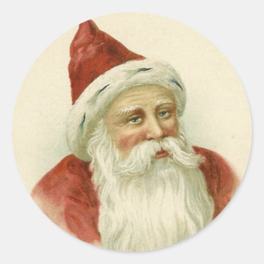 Stickers Père Noël victorien (Devant)