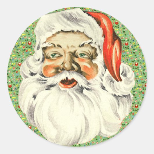 Stickers Père Noël vintages (Devant)