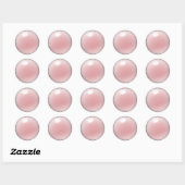 Stickers Perle à bijoux rose (Feuille)