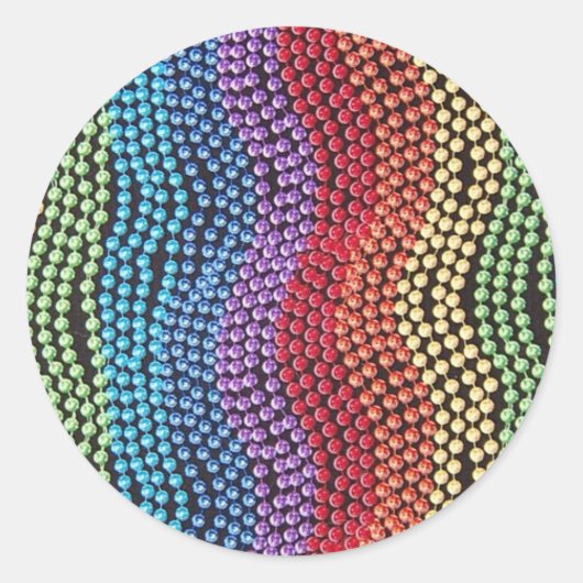 Stickers Perles de Pop 1960 mode vintage (Devant)