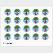 Stickers personnalisables Arbre de Paix (Feuille)