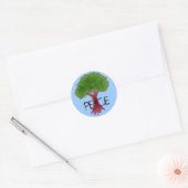 Stickers personnalisables Arbre de Paix (Enveloppe)