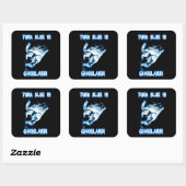 Stickers personnalisables Ghoulardi (Turn Blue) (Feuille)