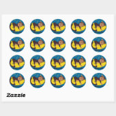Stickers personnalisables Sleepy Monkey (Feuille)