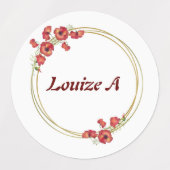 stickers personnalisées à cadre mignon (Design 2)