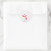 Stickers personnalisés à l'ours polaire mignon (Sac)