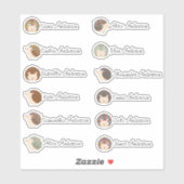 Stickers Personnalisés à plusieurs noms (Feuille)