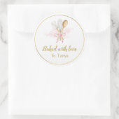 Stickers personnalisés Baked with Love (Sac)