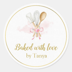 Stickers personnalisés Baked with Love