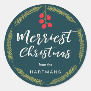 Stickers personnalisés Berries et Pins