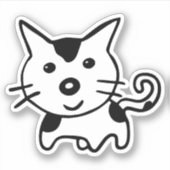 Stickers personnalisés CUT KITTY (Devant)