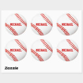 Stickers Personnalisés De Baseball (Feuille)