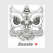 Stickers personnalisés en vinyle découpés sur mesu (Feuille)
