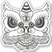 Stickers personnalisés en vinyle découpés sur mesu (Devant)