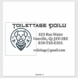 Stickers personnalisés en vinyle découpés sur mesu