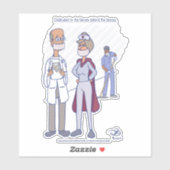 Stickers Personnalisés Héros (Feuille)