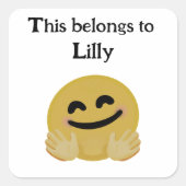 Stickers personnalisés "Hug Emoji" (Devant)