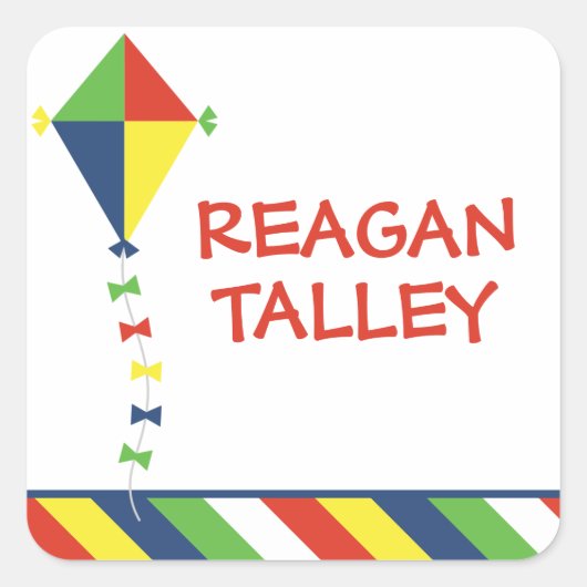 Stickers personnalisés Kite Stripes (Devant)