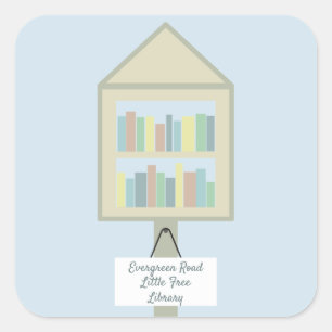 Stickers personnalisés Little Free Library