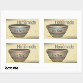 Stickers Personnalisés Mélange Bowl "Maison avec a (Feuille)