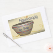 Stickers Personnalisés Mélange Bowl "Maison avec a (Enveloppe)