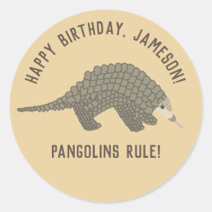 Stickers personnalisés Pangolins