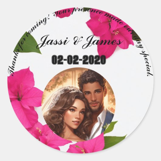 Stickers personnalisés pour la gratitude (Devant)