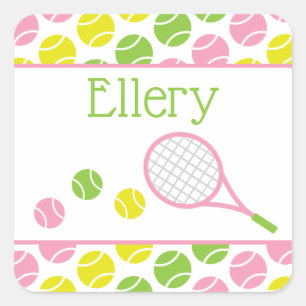 Stickers personnalisés Preppy Tennis