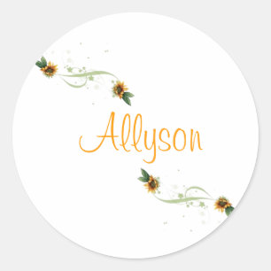 Stickers Personnalisés Tournesols