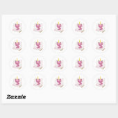 Stickers Personnalisés Unicorne Monogram S (Feuille)