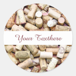 Stickers personnalisés Wine Corks