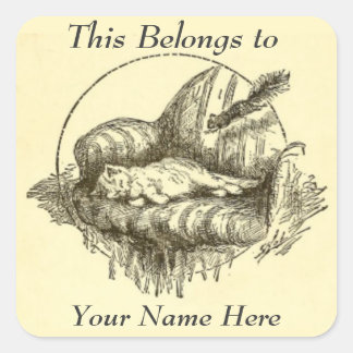 Stickers personnels chats et écureuils