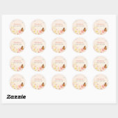 Stickers petit Baby shower Fleur sauvage (Feuille)