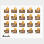 Stickers petit lion et oiseaux (Feuille)