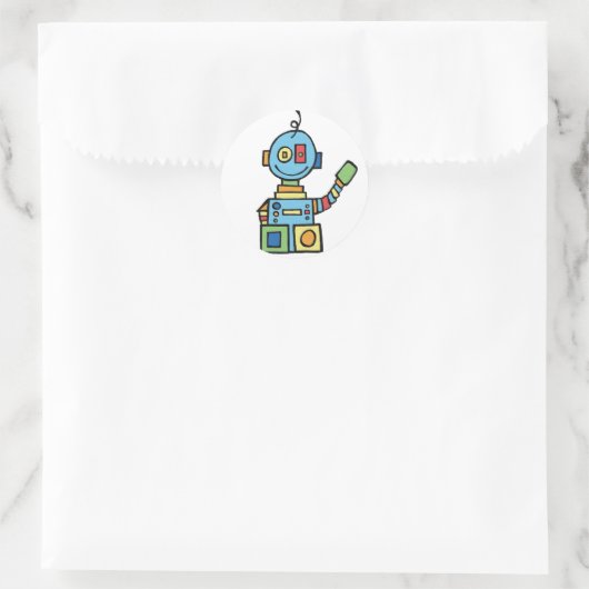 Stickers Petit Robot (Sac)