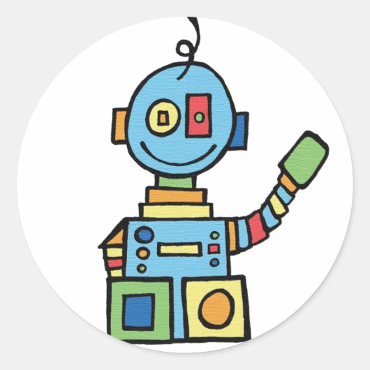 Stickers Petit Robot (Devant)