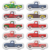 Stickers Petit Rouge (et autres couleurs) Camion (Devant)