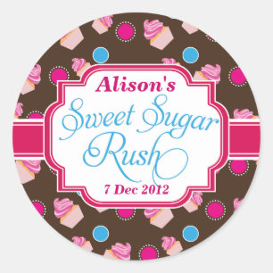 Stickers Petit Sugar Rush Sucre Rush Cute Cupcake