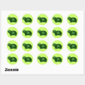 Stickers "Petite Tortue"/Sceaux d'enveloppes (Feuille)