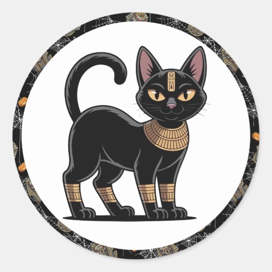 Stickers 🤍 Pharaoh Mummy blancs 🎃 👑 (Devant)