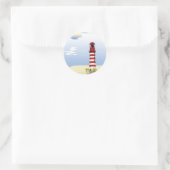 Stickers Phare Rouge Et Blanc (Sac)